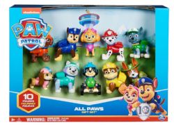 PAT'PATROUILLE - COFFRET CADEAU DE 10 FIGURINES